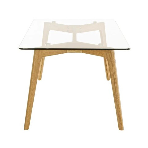 TAVOLINO ALPINE RETT. VETRO 120X60X45H 2